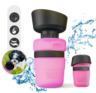 Pet Outdoor Foldable Dog Travel Water Bottle/Dispenser