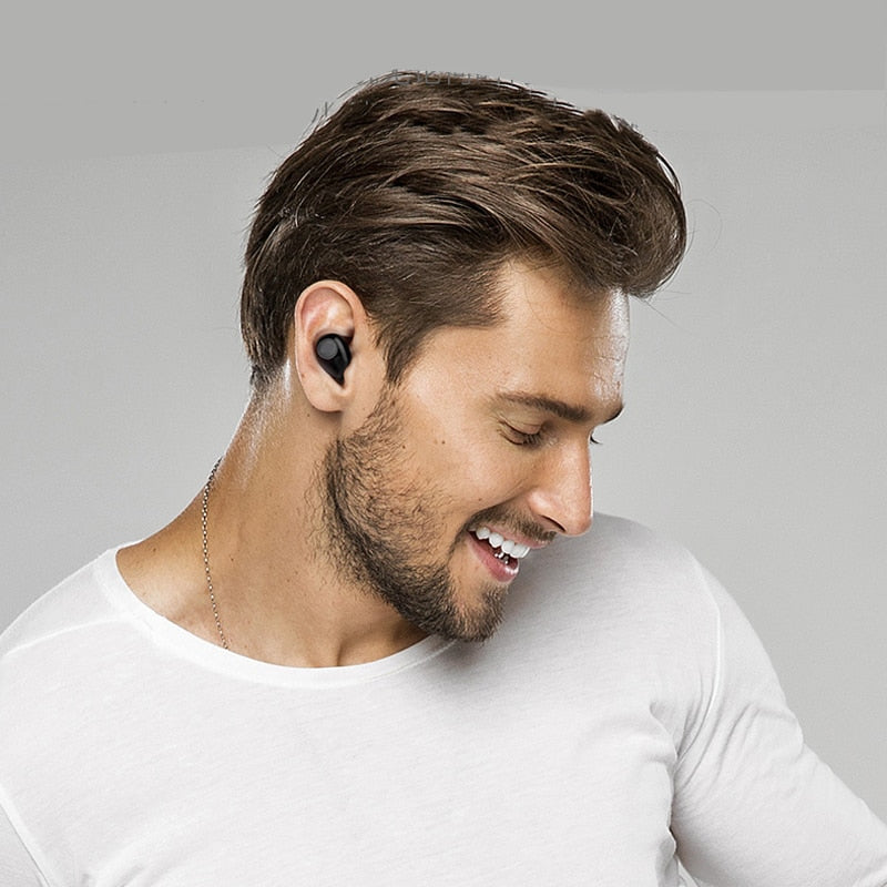 Single Ear or Dual Ear Mini Bluetooth Earbuds