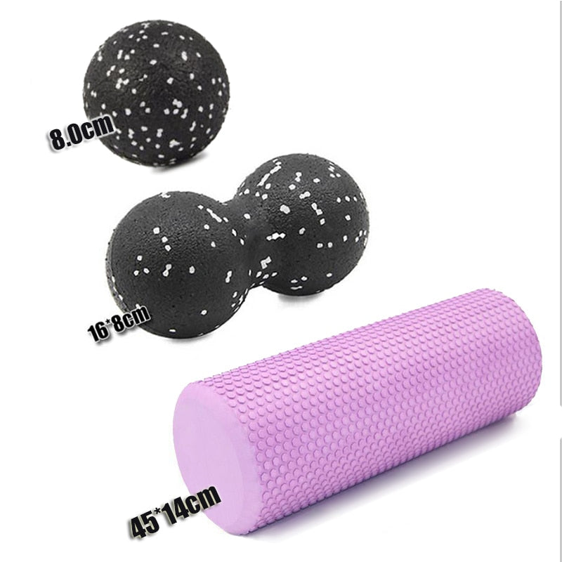 30/45cm Yoga Pilate Foam Roller