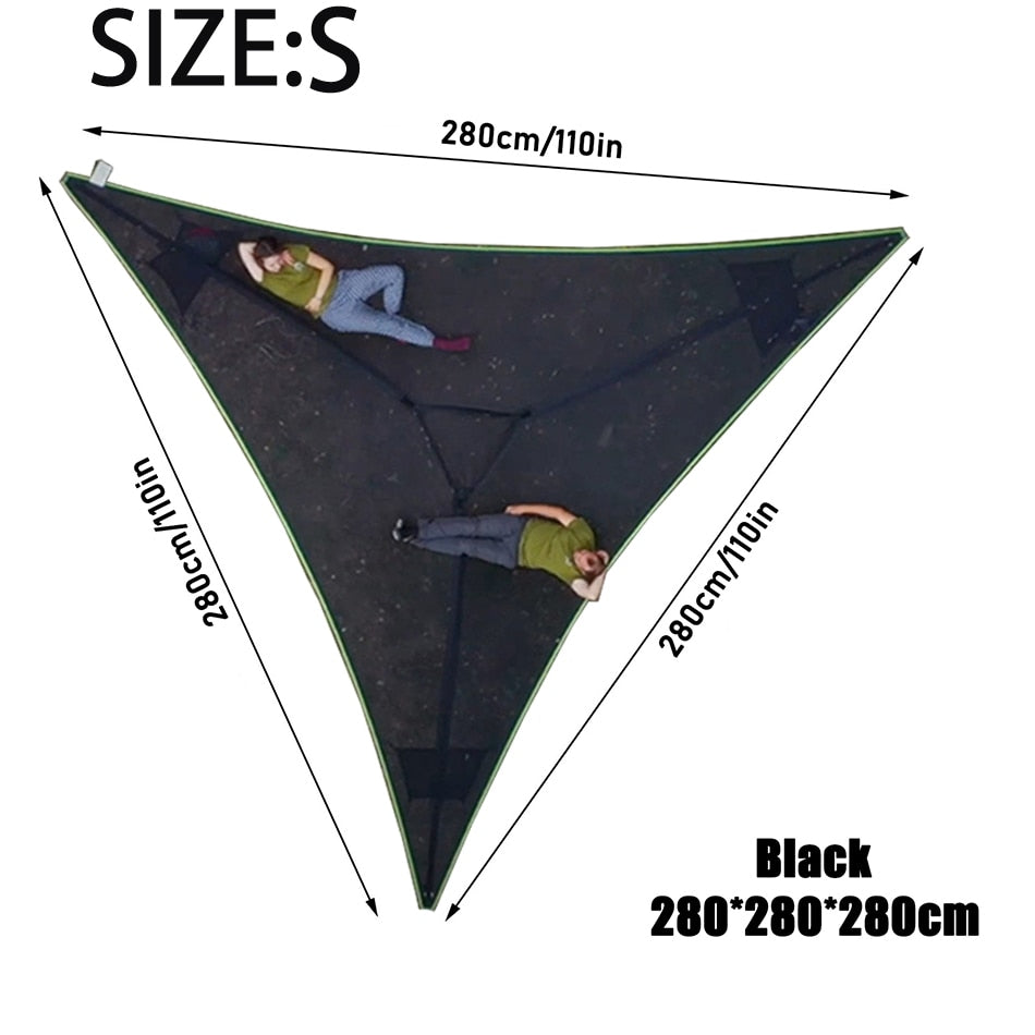 Portable Camping Triangle Hammock for Multi People