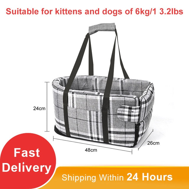 Portable Cat/Dog Car Transport Seat