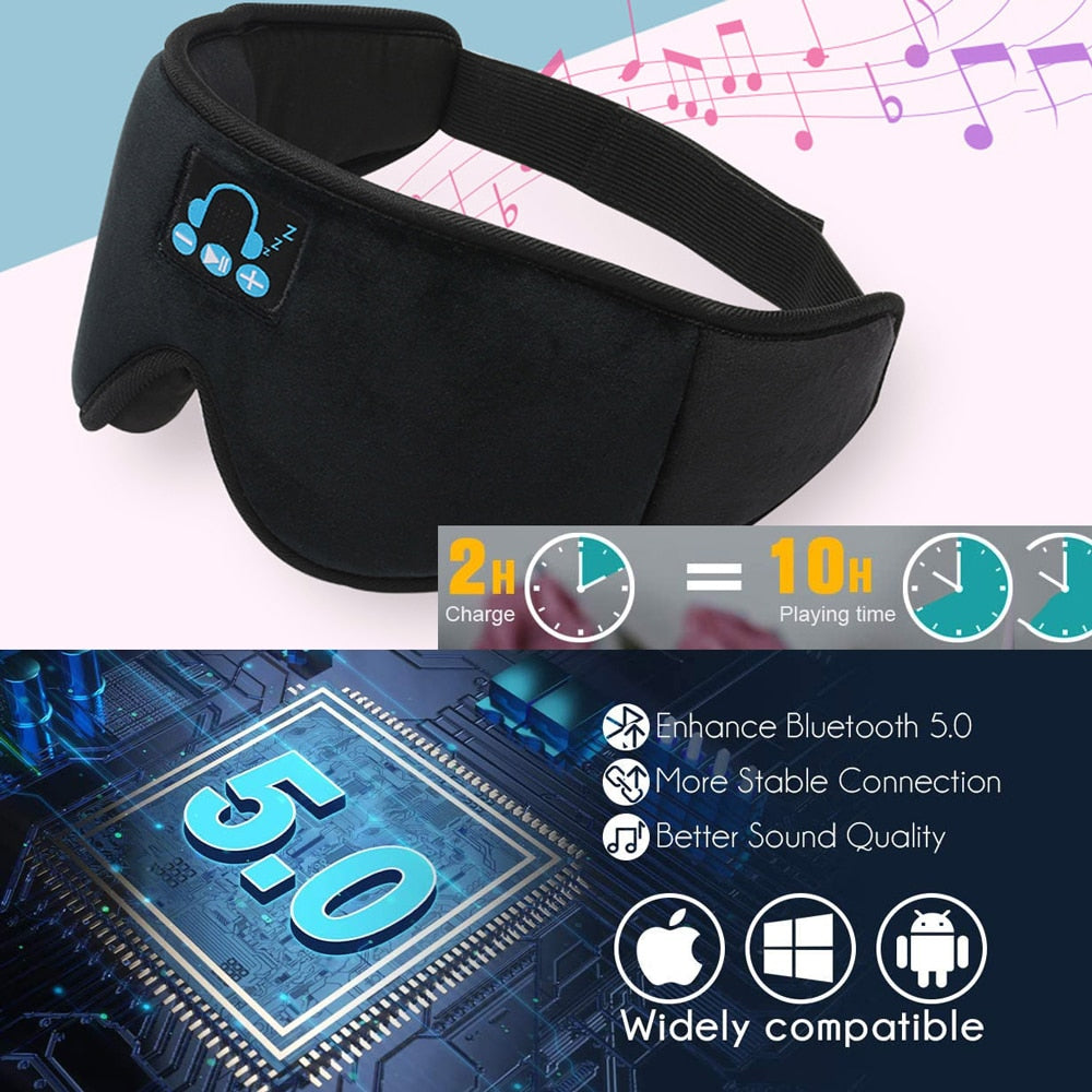 Wireless Music Headphone Sleep Mask