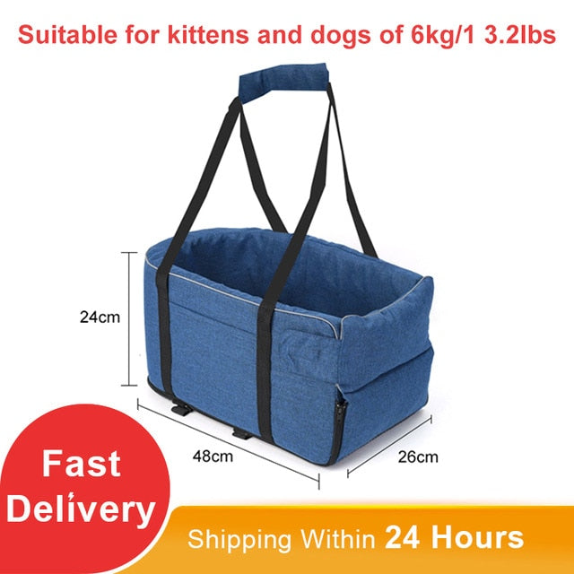 Portable Cat/Dog Car Transport Seat