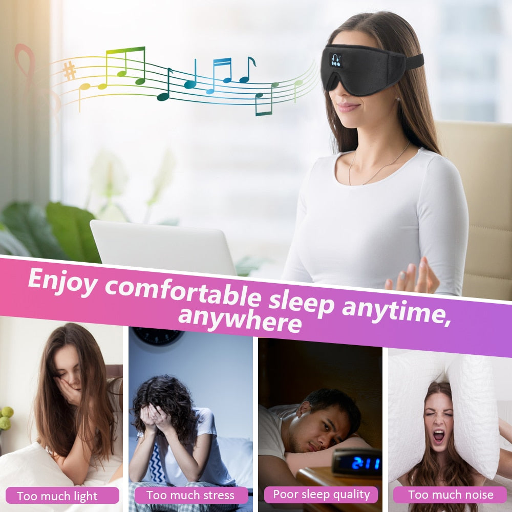 Wireless Music Headphone Sleep Mask