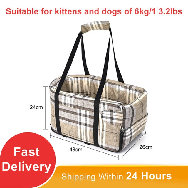 Portable Cat/Dog Car Transport Seat